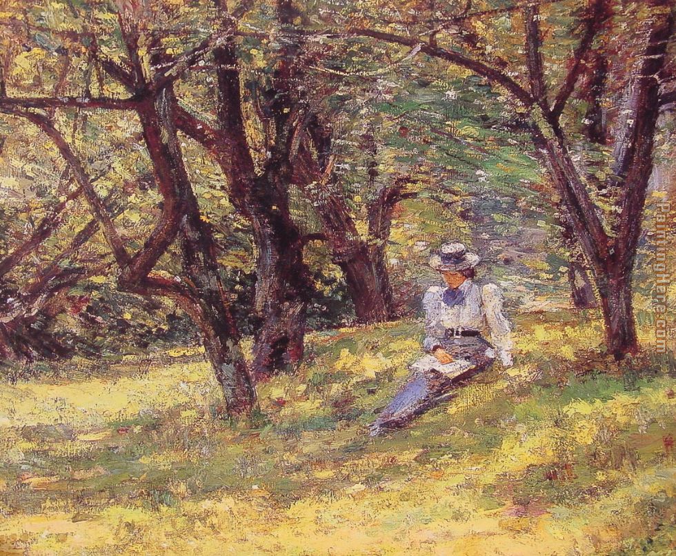 Theodore Robinson In the Orchard
